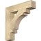 Ekena Millwork Merced Block Rough Sawn Bracket, Douglas Fir, 4"W x 20"D x 20"H BKT04X20X20MRC05RDF - alternate 1